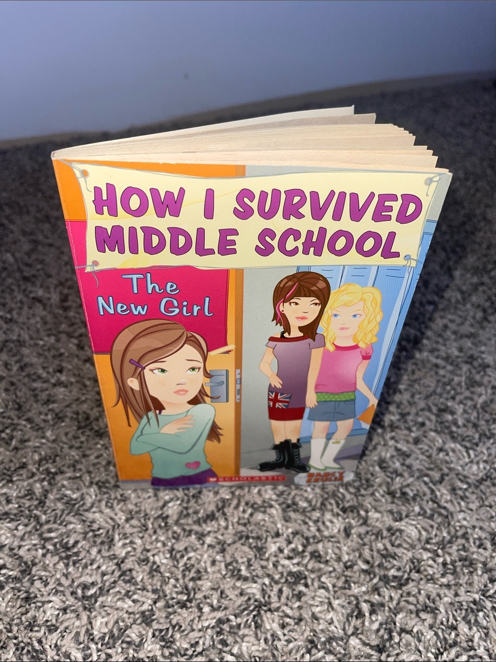 Paperback Book: how I survived middle school the new girl by Nancy Krulik